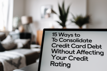 The Smart 15 Ways to Consolidate Credit Card Debt Without Affecting Your Credit Rating